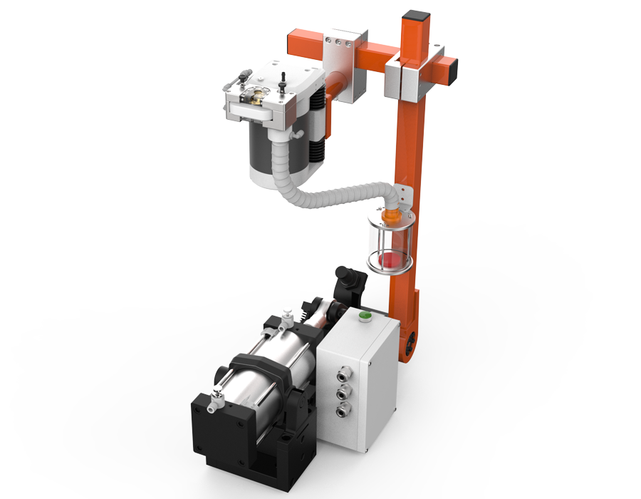 電極帽修磨機_氣動擺臂型